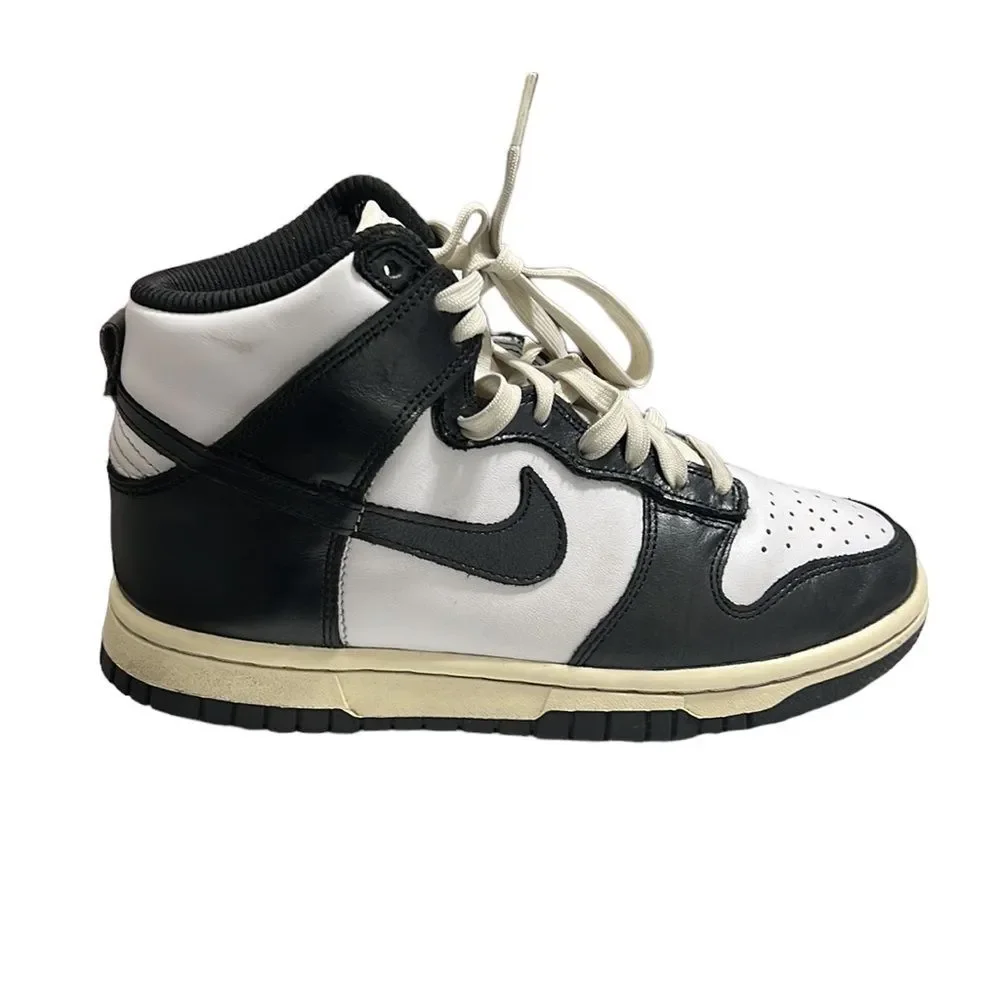 Nike Dunk High Vintage Black Sneakers Women’s Size 6